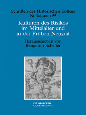 cover image of Kulturen des Risikos im Mittelalter und in der Frühen Neuzeit